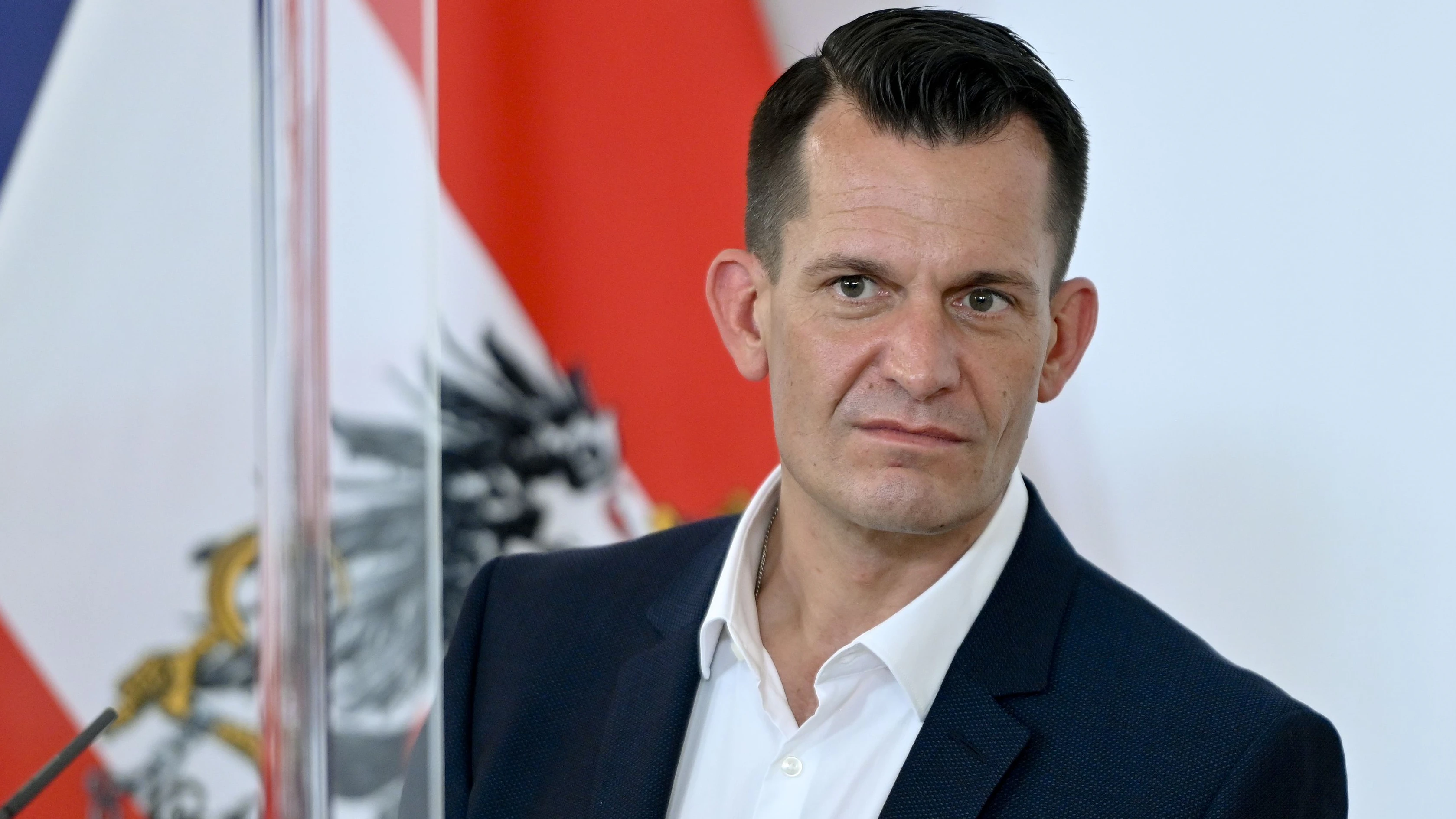 Gesundheitsminister Wolfgang Mückstein (Grüne) im Rahmen des Pressefoyers nach einem Ministerrat. (Archivbild)