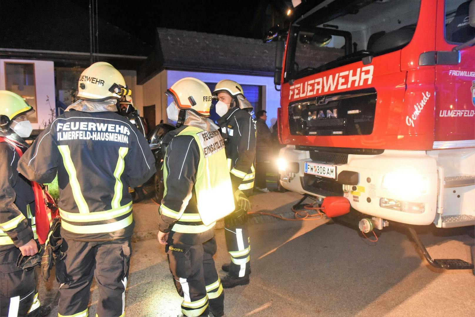 Katze bei Wohnhausbrand gerettet.