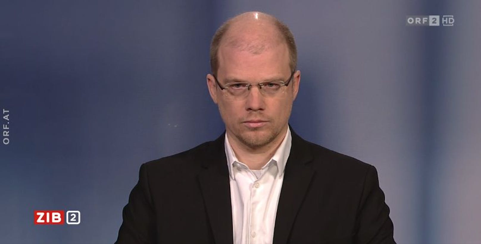 Der Wiener Molekularbiologe Andreas Bergthaler in der ORF-"ZiB 2".