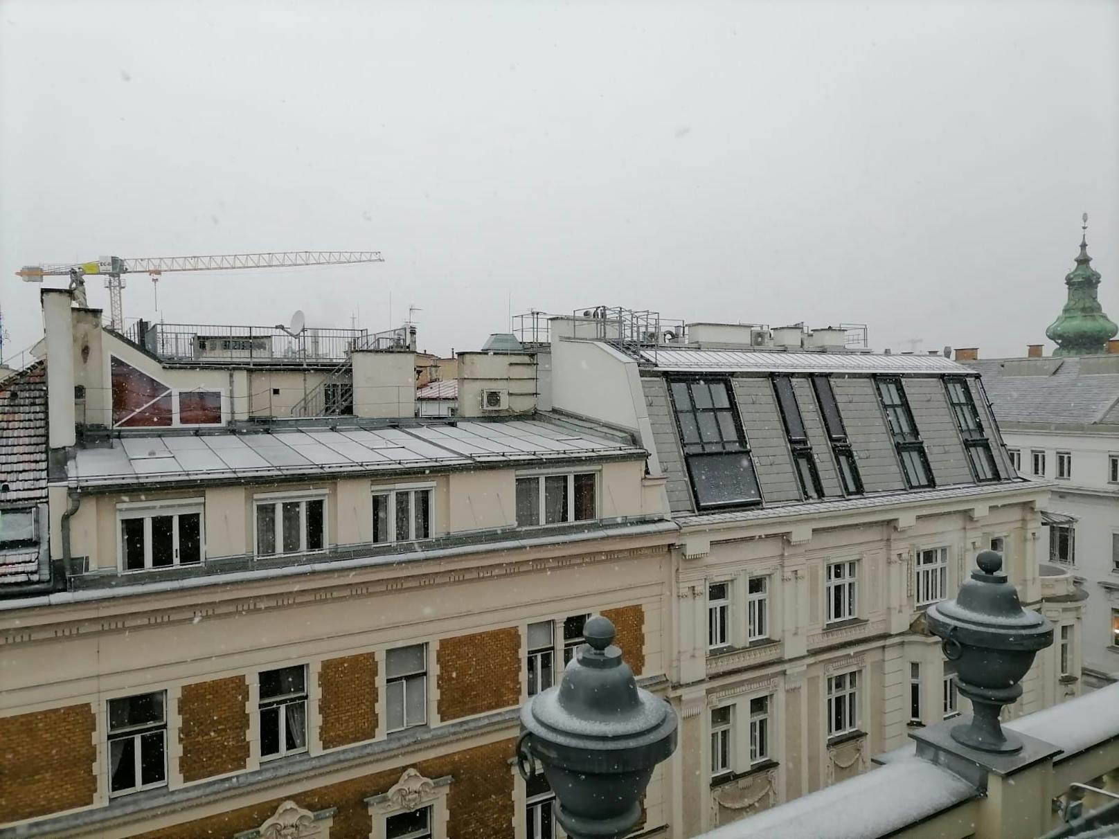 Die Gebäude in der Wiener City sind bereits angezuckert.