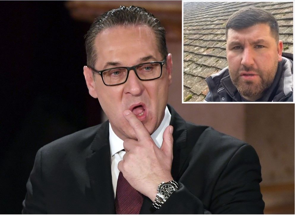 Heinz-Christian Strache erhielt ein Angebot als Dachdecker-Helfer.