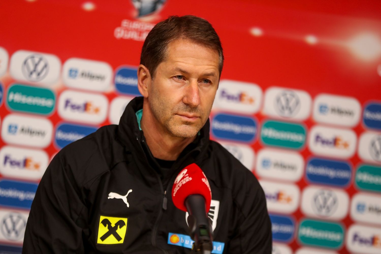 ÖFB-Teamchef Franco Foda spricht über die Auslosung des WM-Play-offs. 