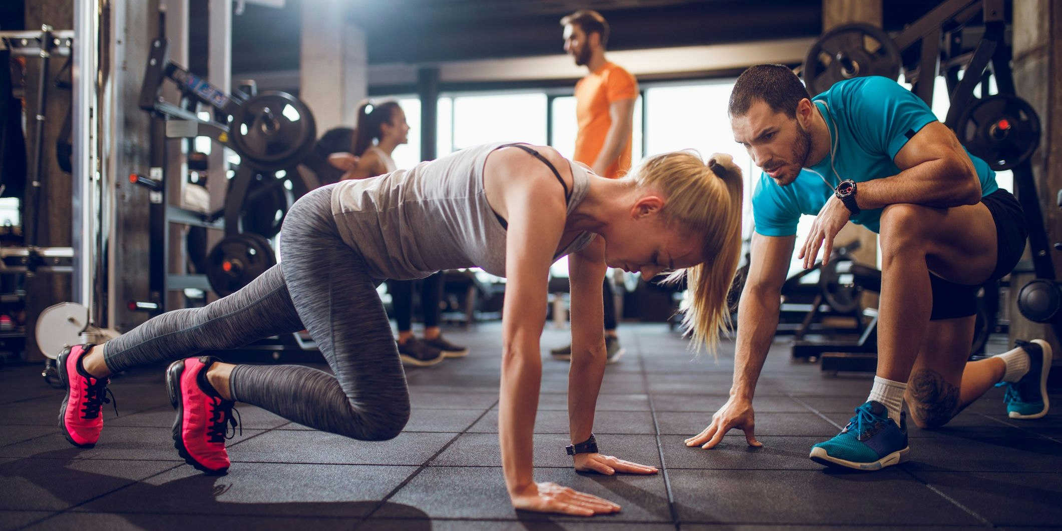Als die Polizisten eintrafen, herrschte im Fitnessstudio reger Betrieb.