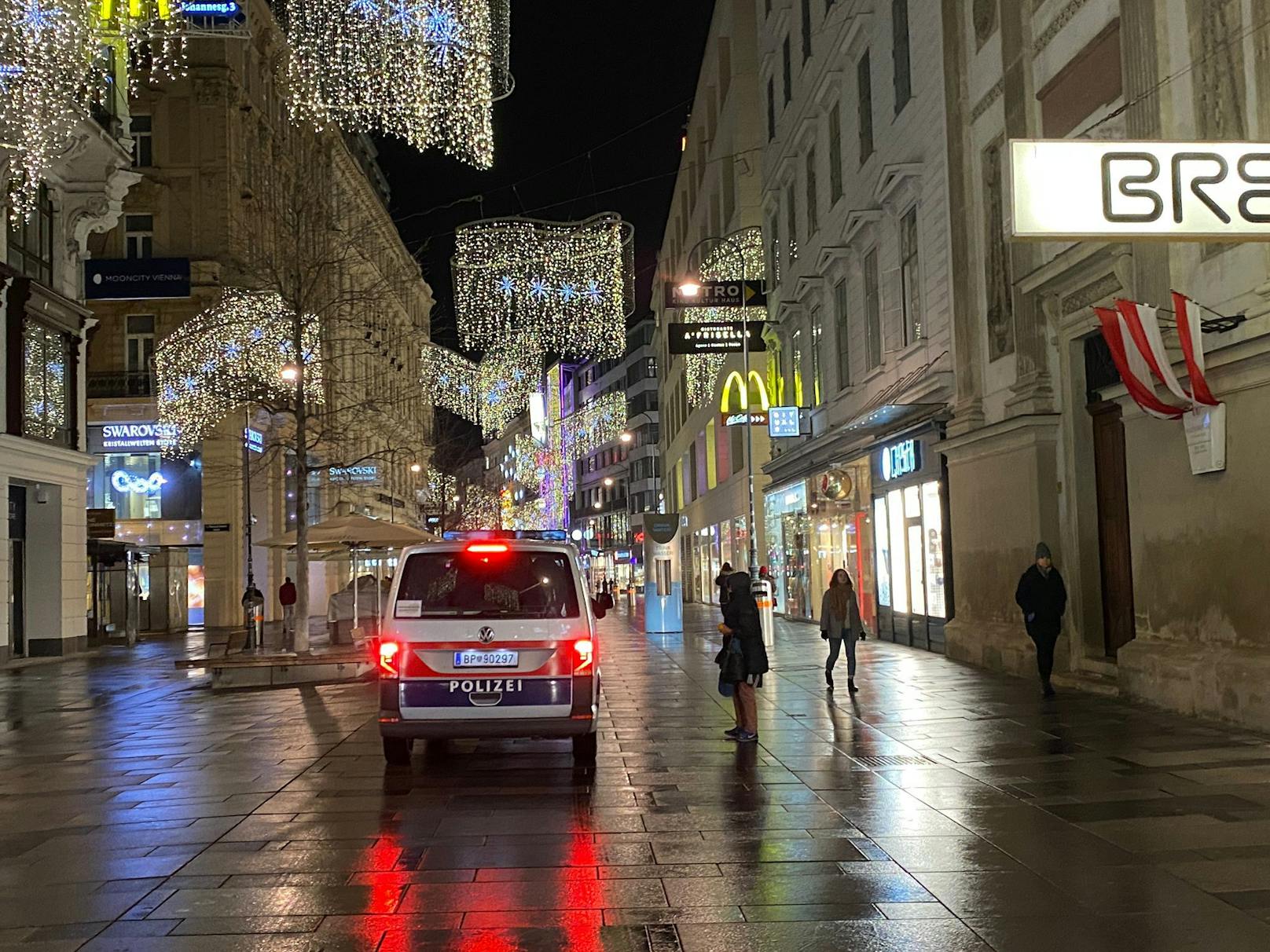 Polizeikontrollen in Wien im Corona-Lockdown. Auch danach soll es keinen Alltag mehr geben.