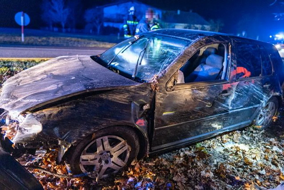 Der Fahrer verlor die Kontrolle über sein Fahrzeug.