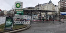 Party-Tankstelle am Schwedenplatz wegen Corona gesperrt