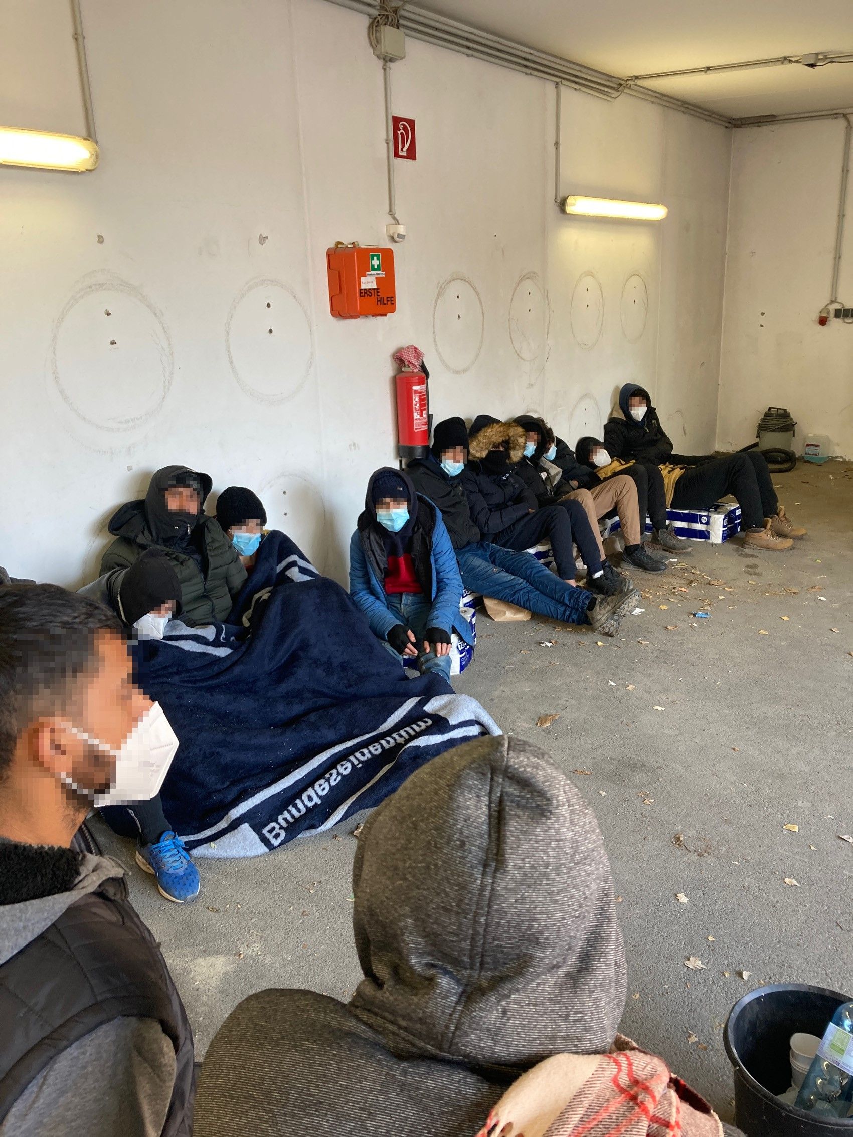 Die Polizei fasste 15 Schlepper.