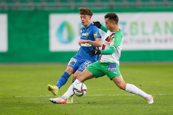 Rapid II im Duell mit St. Pölten.