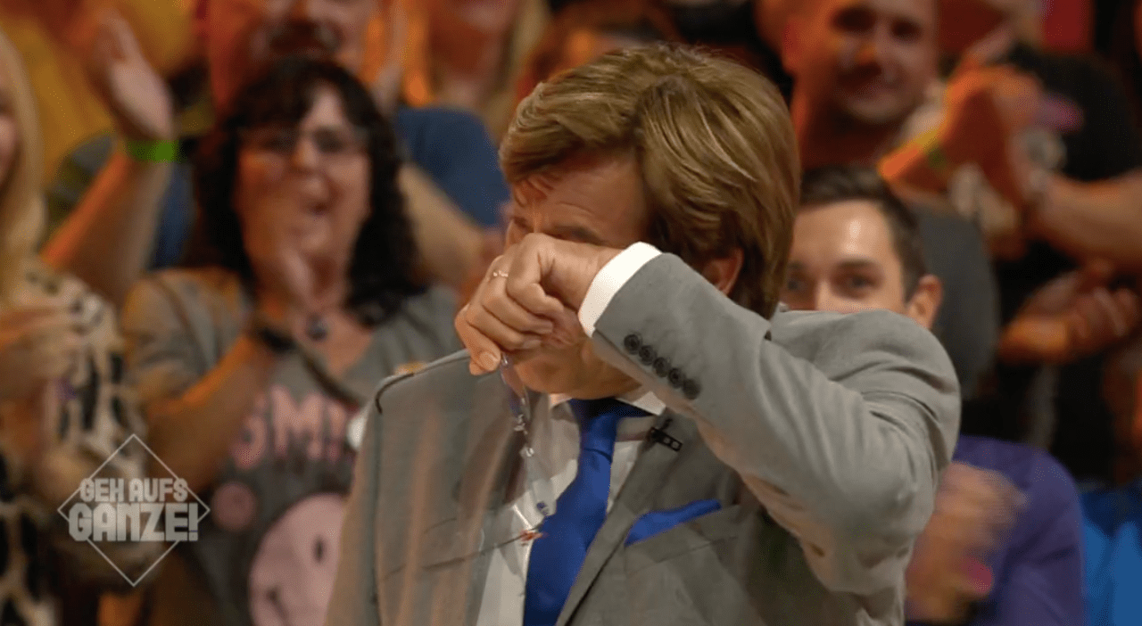 Jörg Draeger musste um Fassung ringen. 