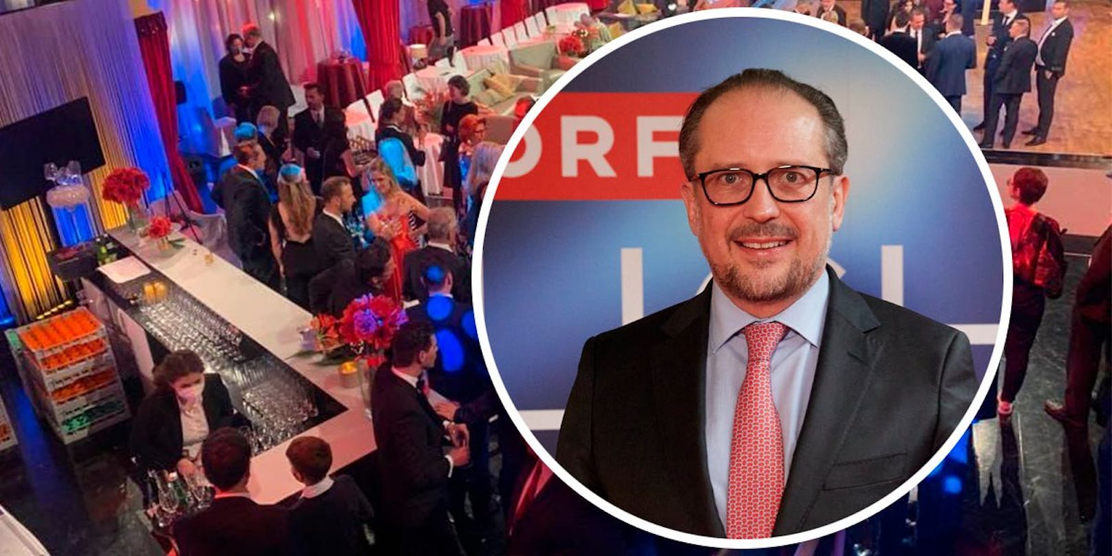 Bundeskanzler Alexander Schallenberg (ÖVP) nahm auch an der "Licht ins Dunkel"-Gala teil.