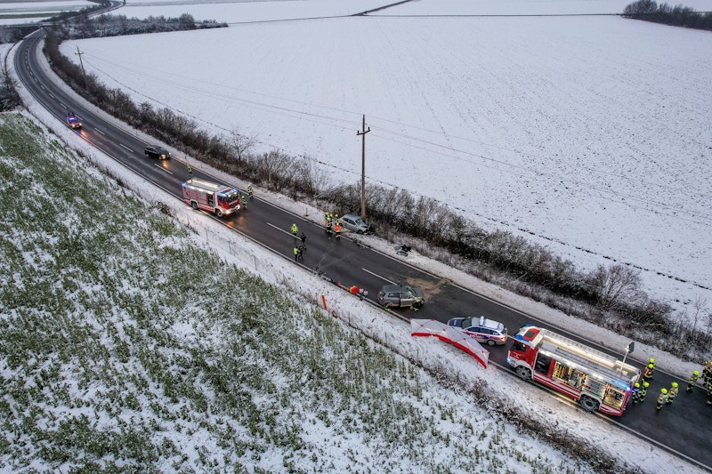 Die Straße musste während des Einsatzes gesperrt werden.