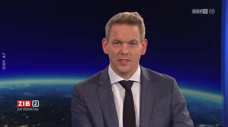 AMS-Chef Johannes Kopf zu Gast in der ZIB2 bei Martin Thür am 28. November 2021: "Langer Lockdown wäre furchtbar."