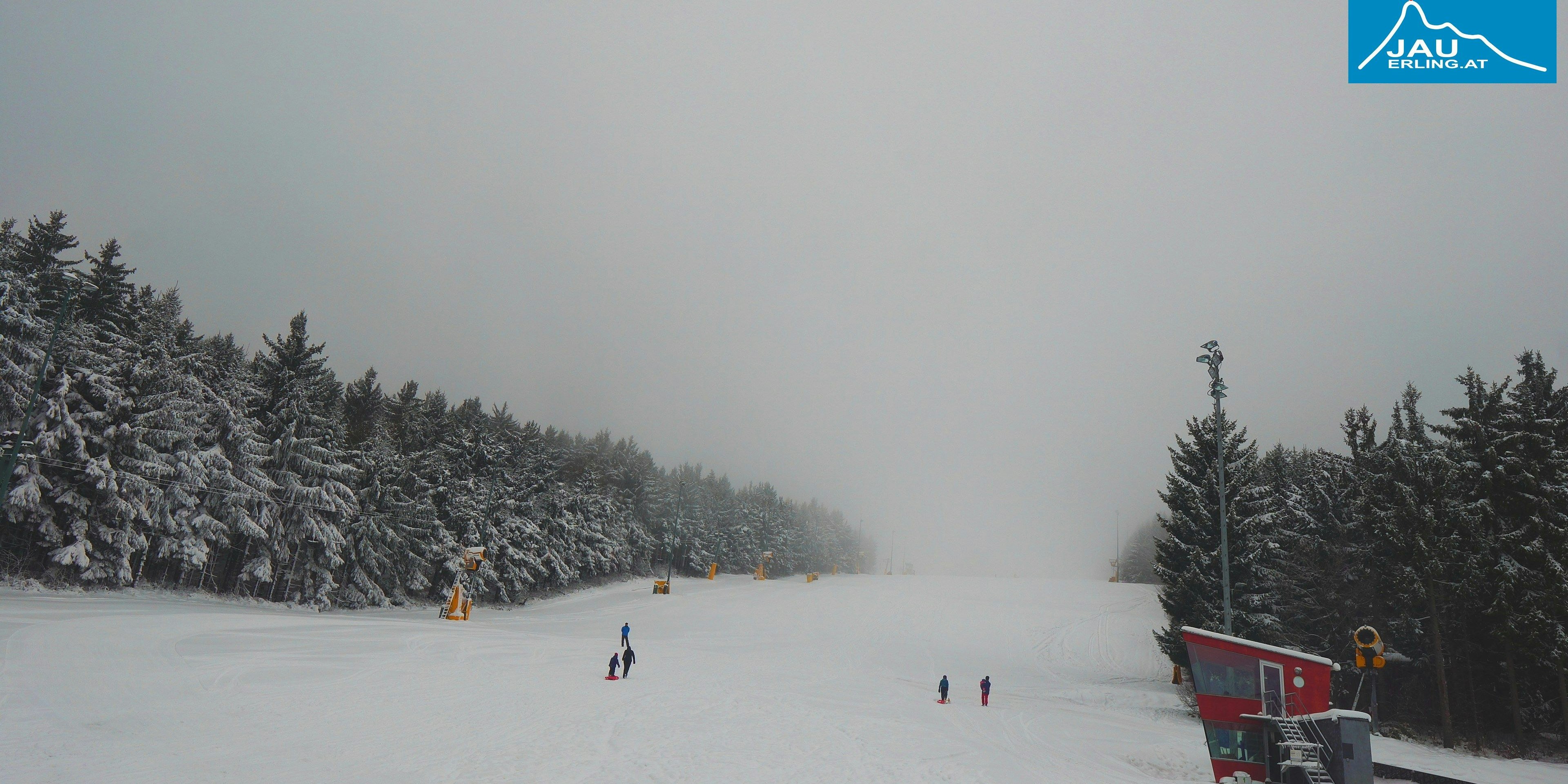 Die Skipiste am Jauerling lädt zum Rodeln ein.