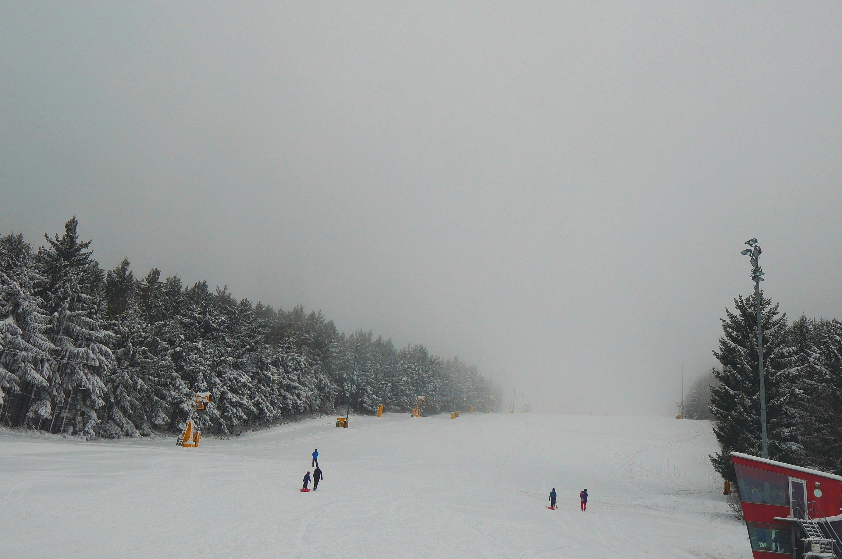 Die Skipiste am Jauerling lädt zum Rodeln ein.
