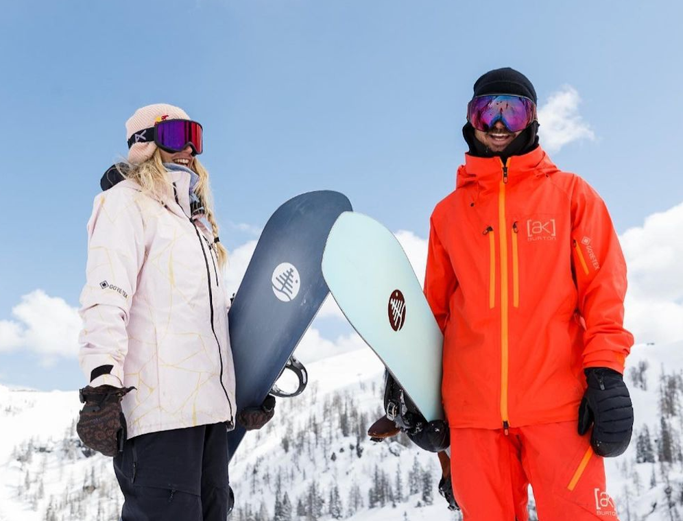 Anna Gasser und der viel zu früh verstorbene Marco Grilc.