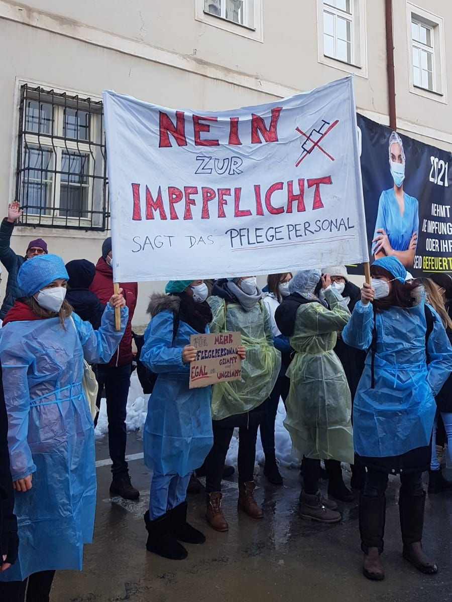 Auch das Pflegepersonal mischte sich unter die Teilnehmer.