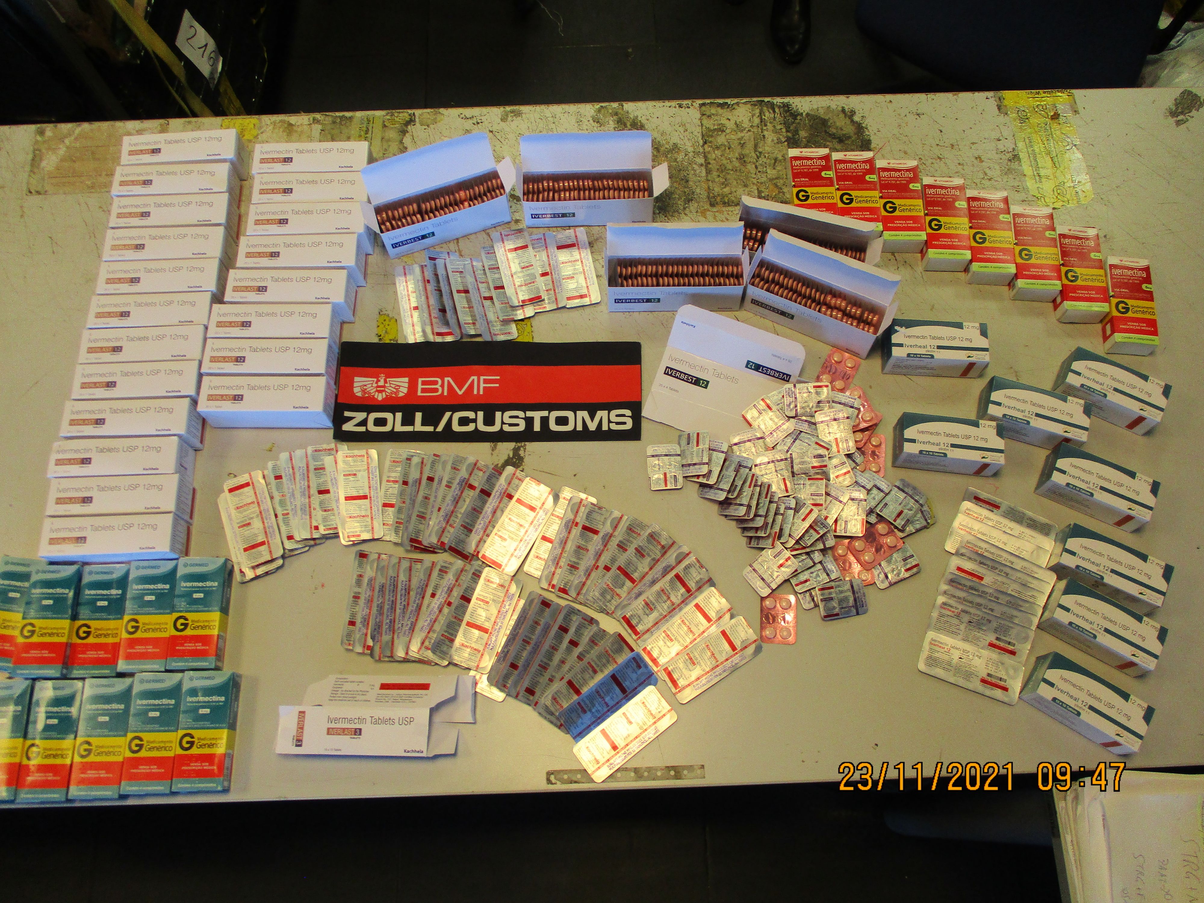 Der Zoll griff zuletzt tausende Päckchen "Ivermectin" auf.