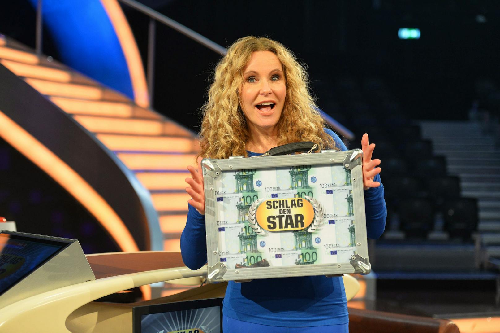 Katja Burkard gewann die Show "Schlag den Star"