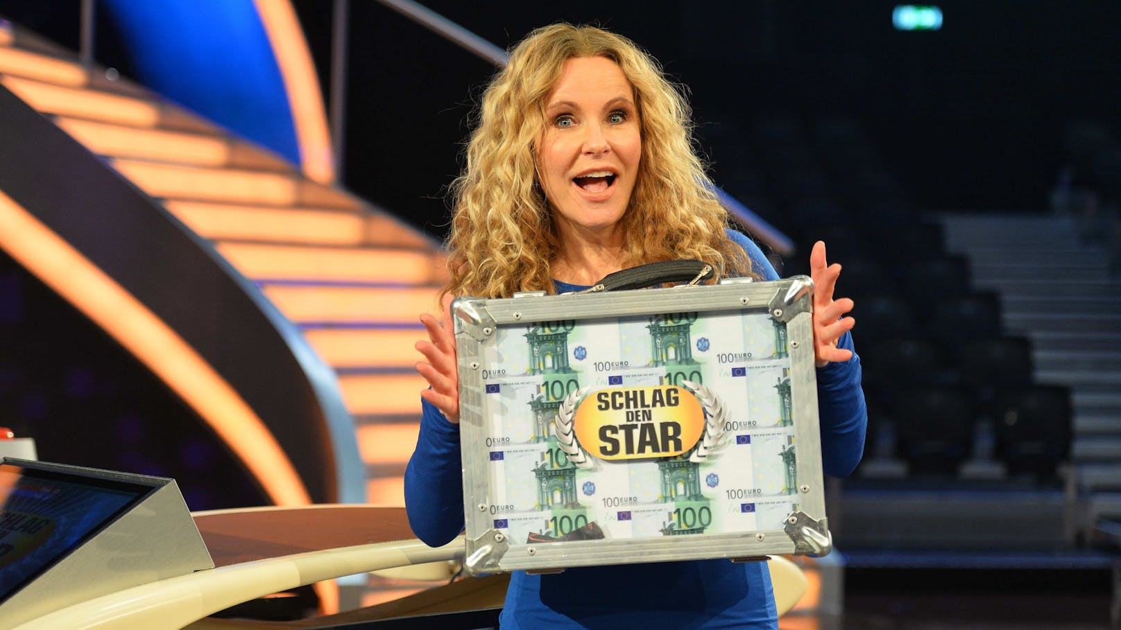 Katja Burkard gewann die Show "Schlag den Star".