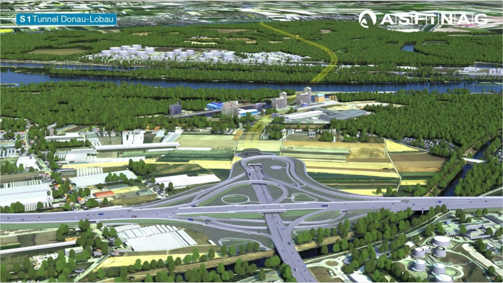 Der umstrittene Lobautunnel wird begraben.