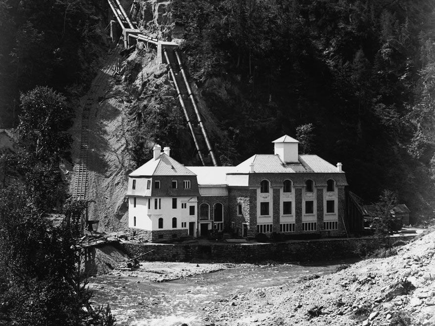 So sah das Kraftwerk damals aus.