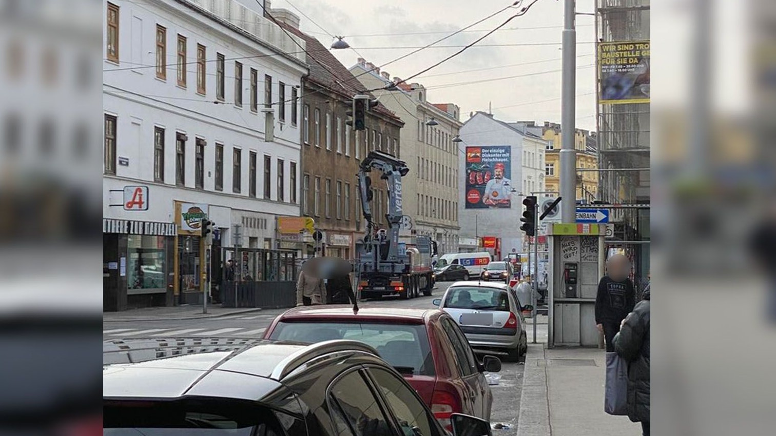 Verwirrung und Chaos in den lebhaften Bezirken