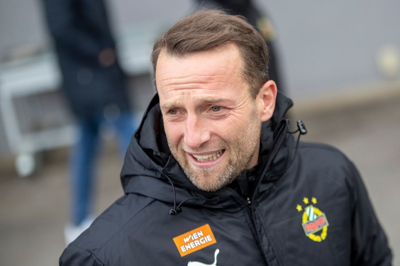 Rapid-Trainer Ferdinand Feldhofer.