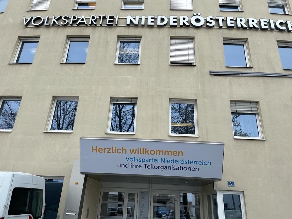 Die Volkspartei Niederösterreich-Zentrale in St. Pölten