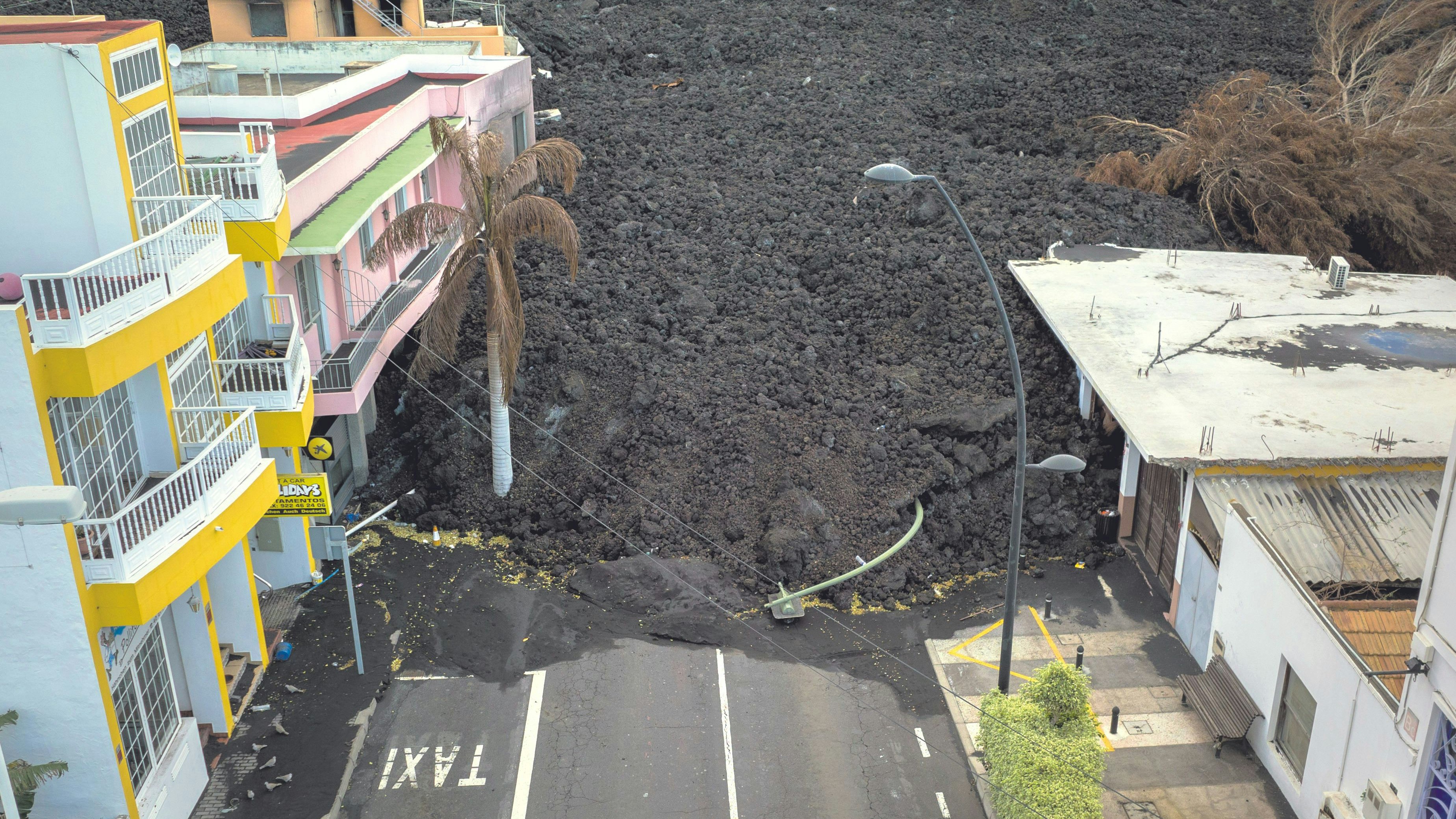 Die Lava erreichte La Laguna.
