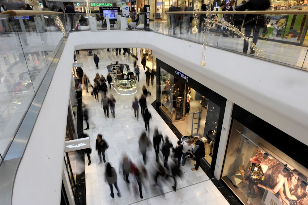 Blick in die Shopping City Süd - auch sie wird am 19. Dezember 2021 aufsperren.