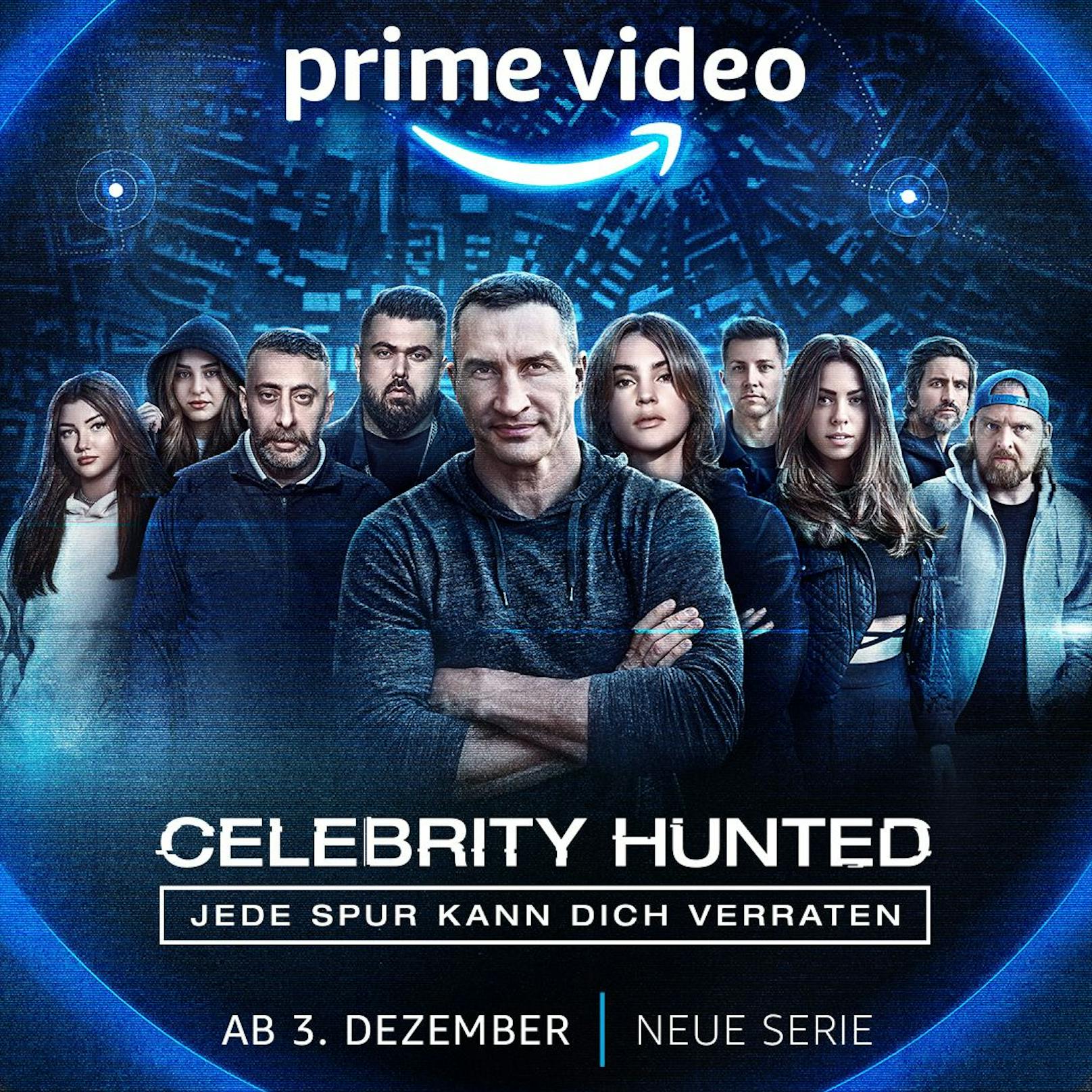 Die erste Staffel der deutschen Version von "Celebrity Hunted" startet am 3. Dezember auf Prime Video.