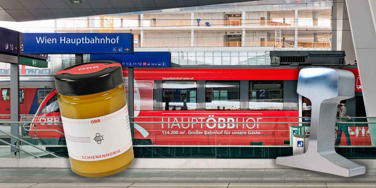 Zu den Highlights gehören der "Schienenhonig" und das 2,5 Kilo schwere Schienenteil.