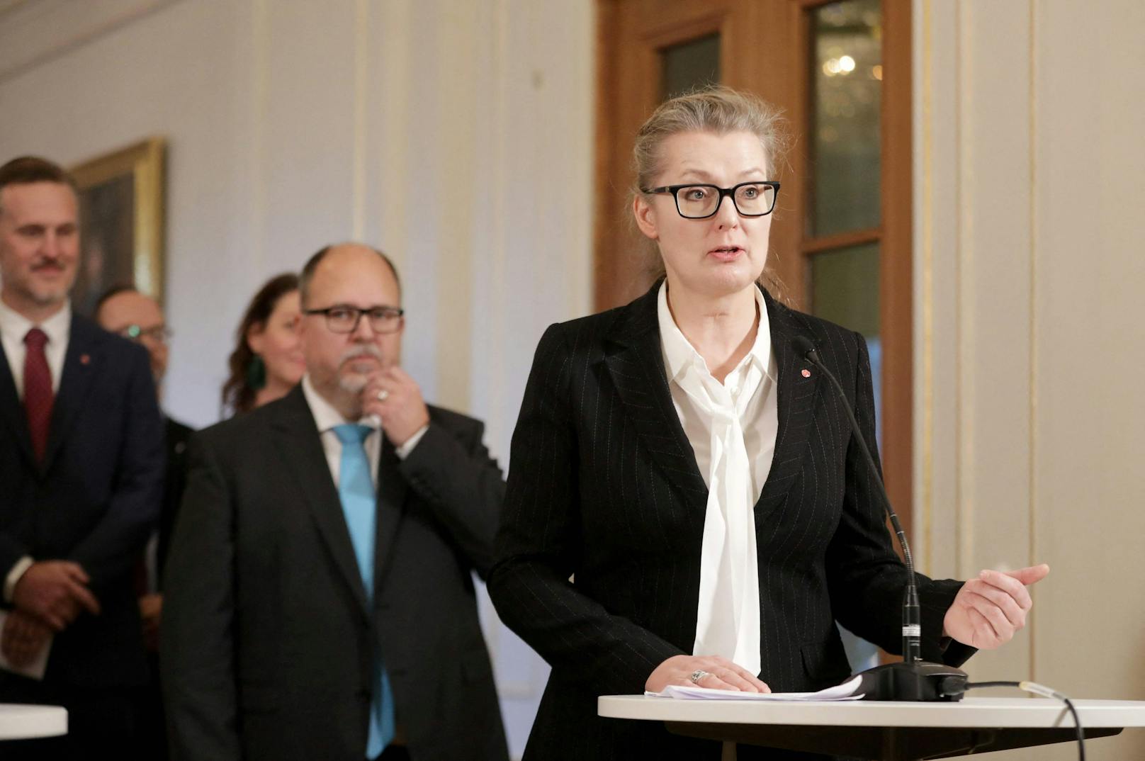 Schwedens neue Schulministerin: Lina Axelsson Kihlblom. (30. November 2021)