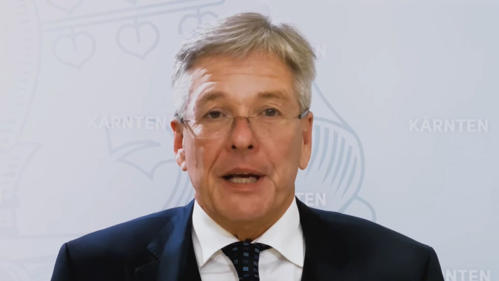 Peter Kaiser meldete sich in einer Videobotschaft zu Wort.