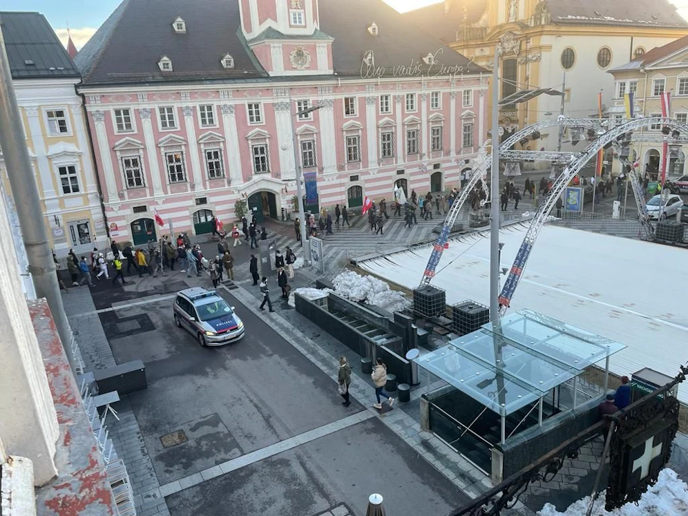 Corona-Demonstration in St. Pölten
