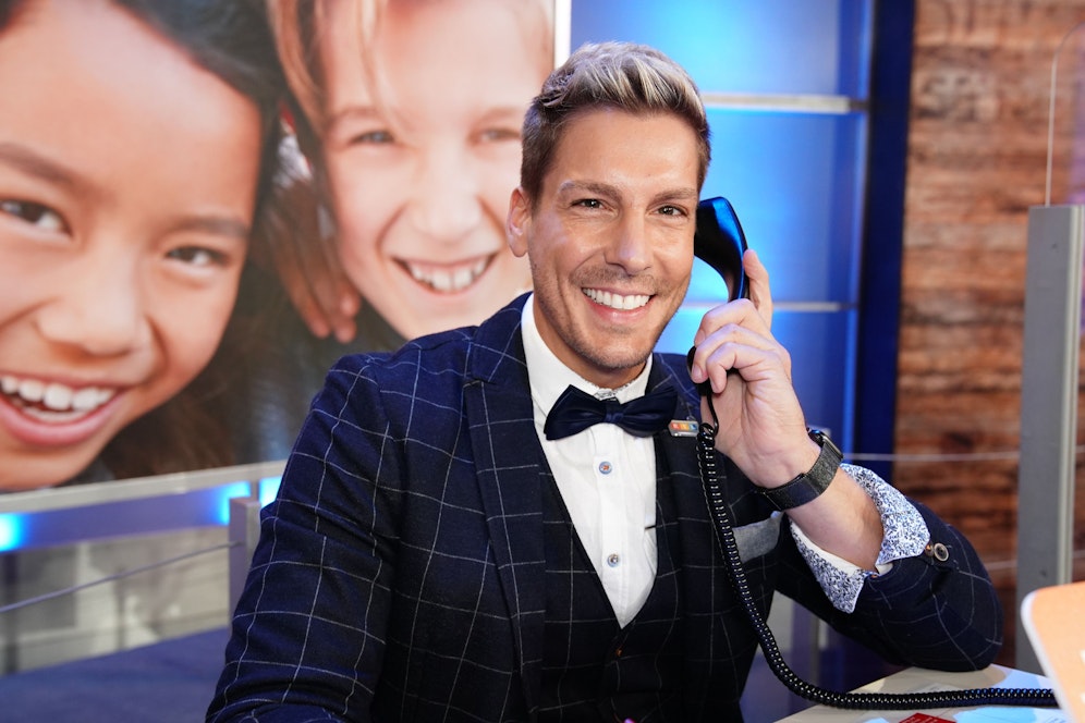 Norman Langen beim RTL-Spendenmarathon.