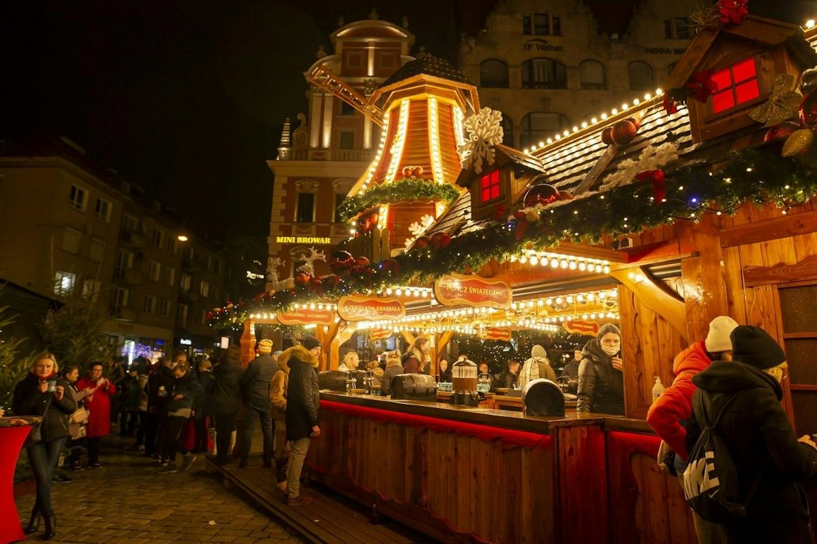 Der Weihnachtsmarkt von Wroclaw hat von 19. November bis 31. Dezember offen.