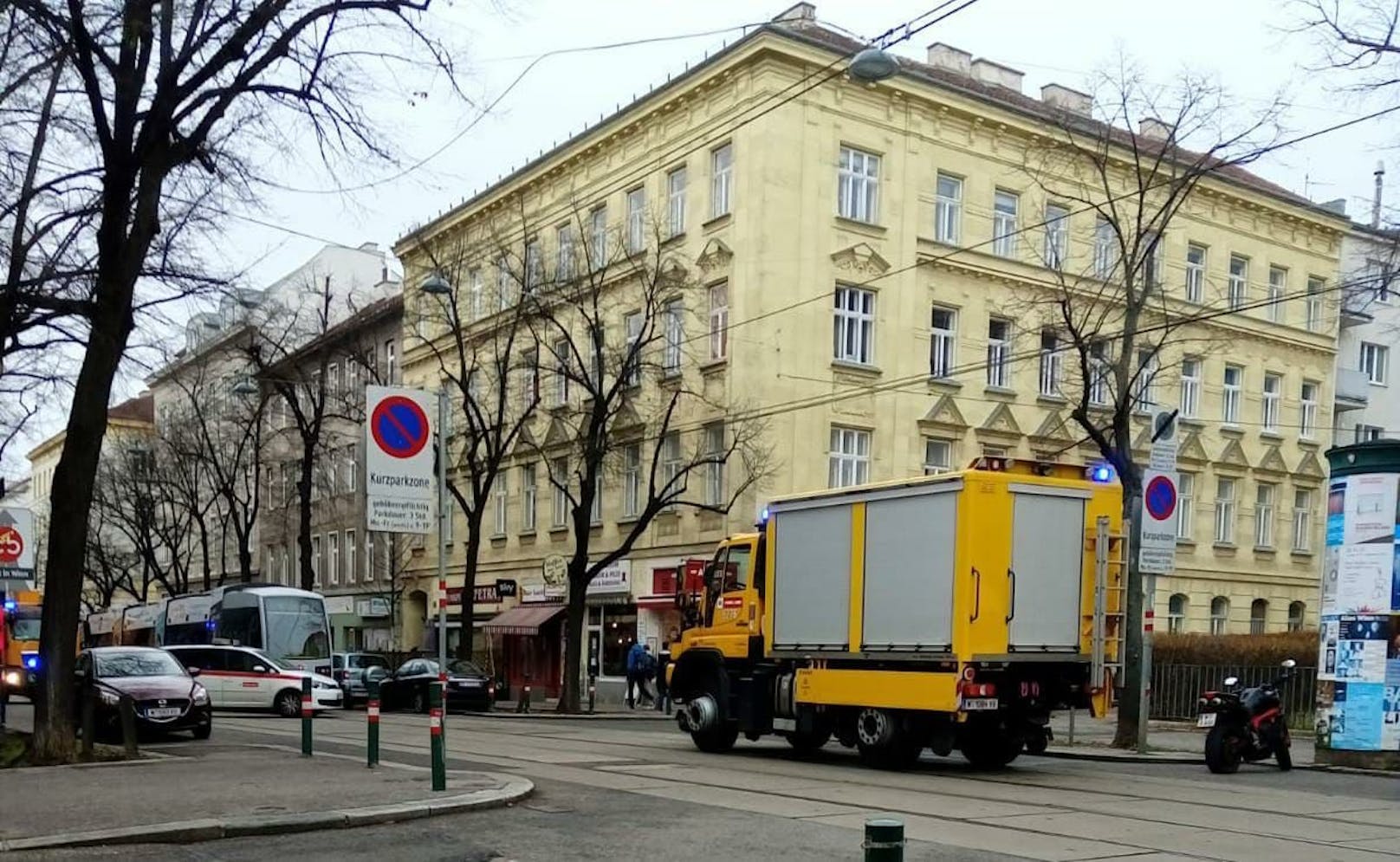 Auf der Hütteldorfer Straße (Wien-Penzing) ereignete sich der Vorfall. 