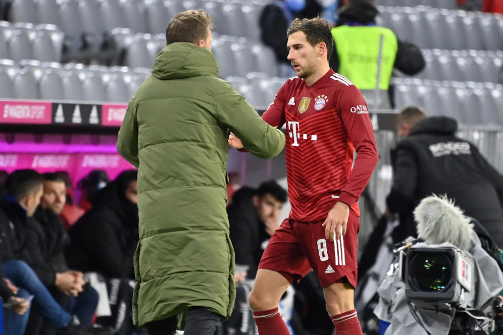 Leon Goretzka konnte nur 30 Minuten lang trainieren. 