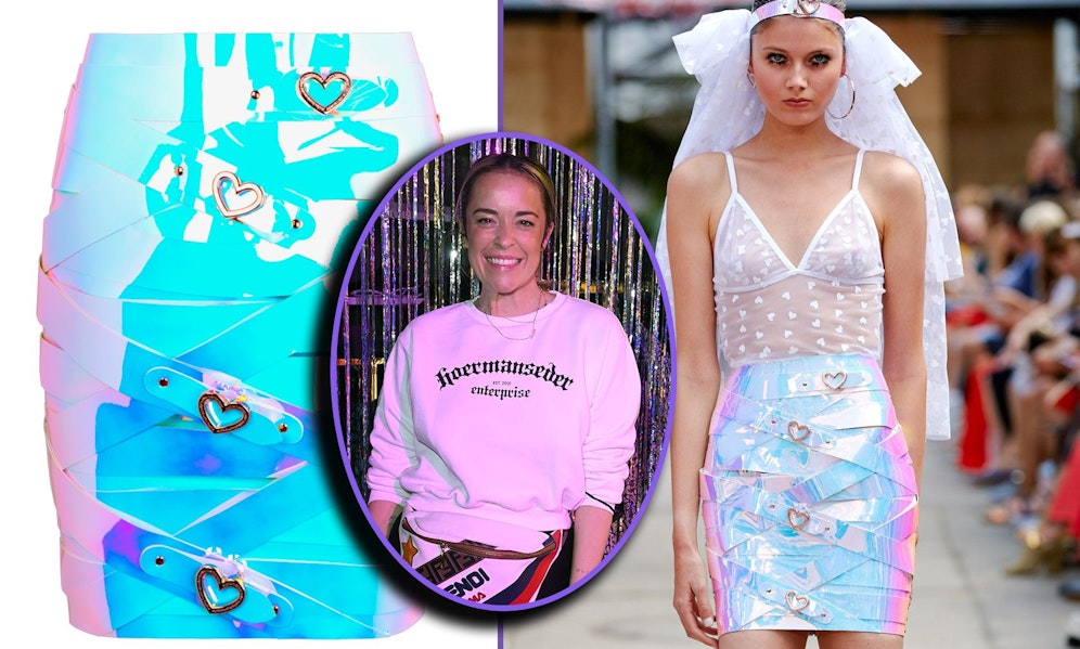 Der Holographic Strapskirt von Österreicherin Marina Hoermanseder hat die Kategorie 