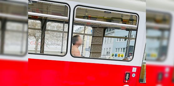 So fuhr ein Wiener am Donnerstag mit der Straßenbahn.