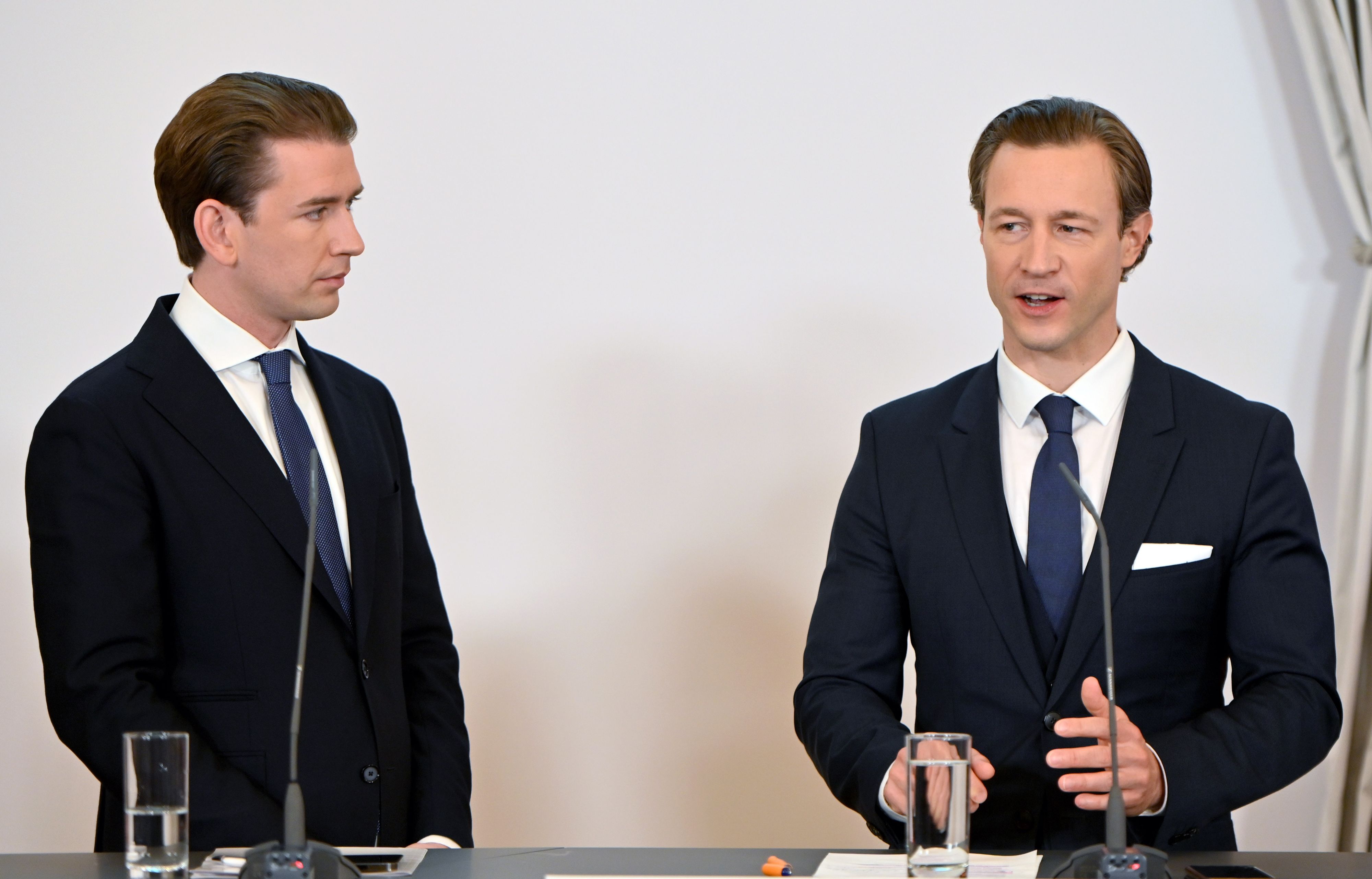 Sebastian Kurz und Gernot Blümel haben beide am Donnerstag ihre Funktionen niedergelegt.