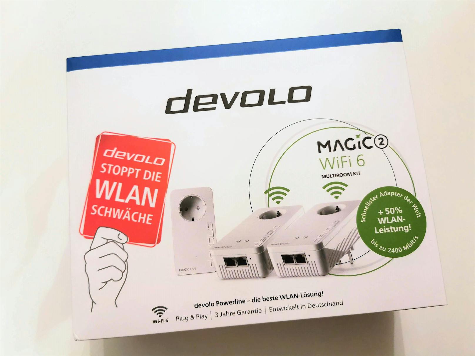 Die brandaktuellen Powerline-Adapter Devolo Magic 2 Wifi 6 wurden mit dem neuen WLAN-Standard 6 alias WLAN-ax ausgestattet.&nbsp;