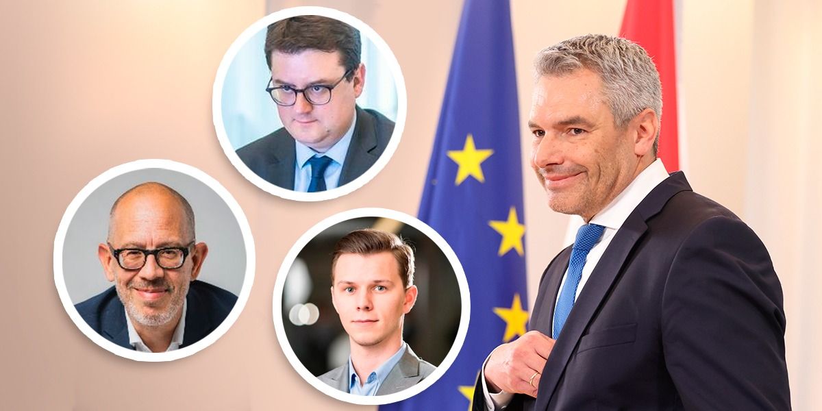 Karl Nehammer setzt auf Daniel Kosak, Etienne Berchtold und Viktor Niedermayr.