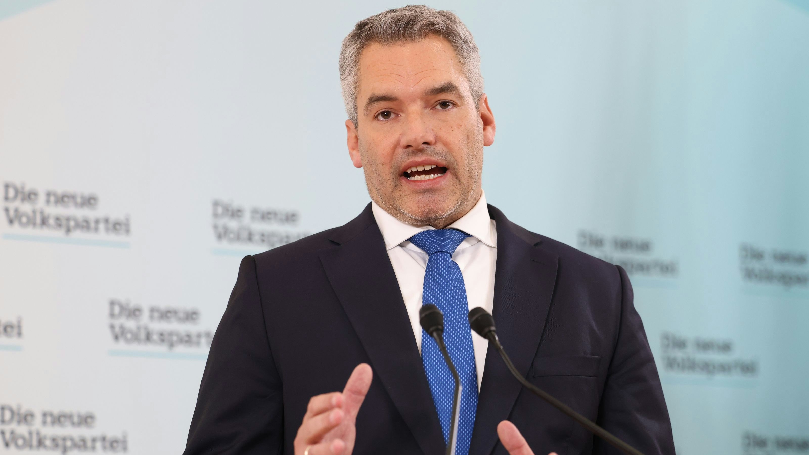 Kanzler in spe: Karl Nehammer (VP)