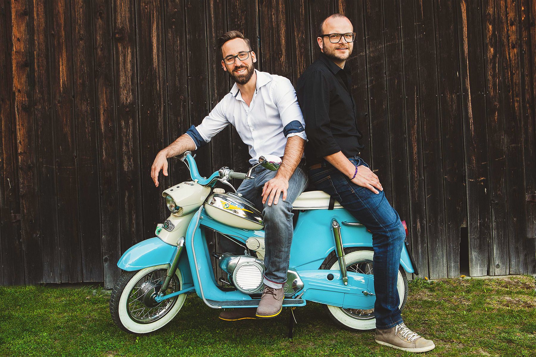 SCHAU AUF DI Gründer Christopher Robl (l.) und Michael Friedl&nbsp;