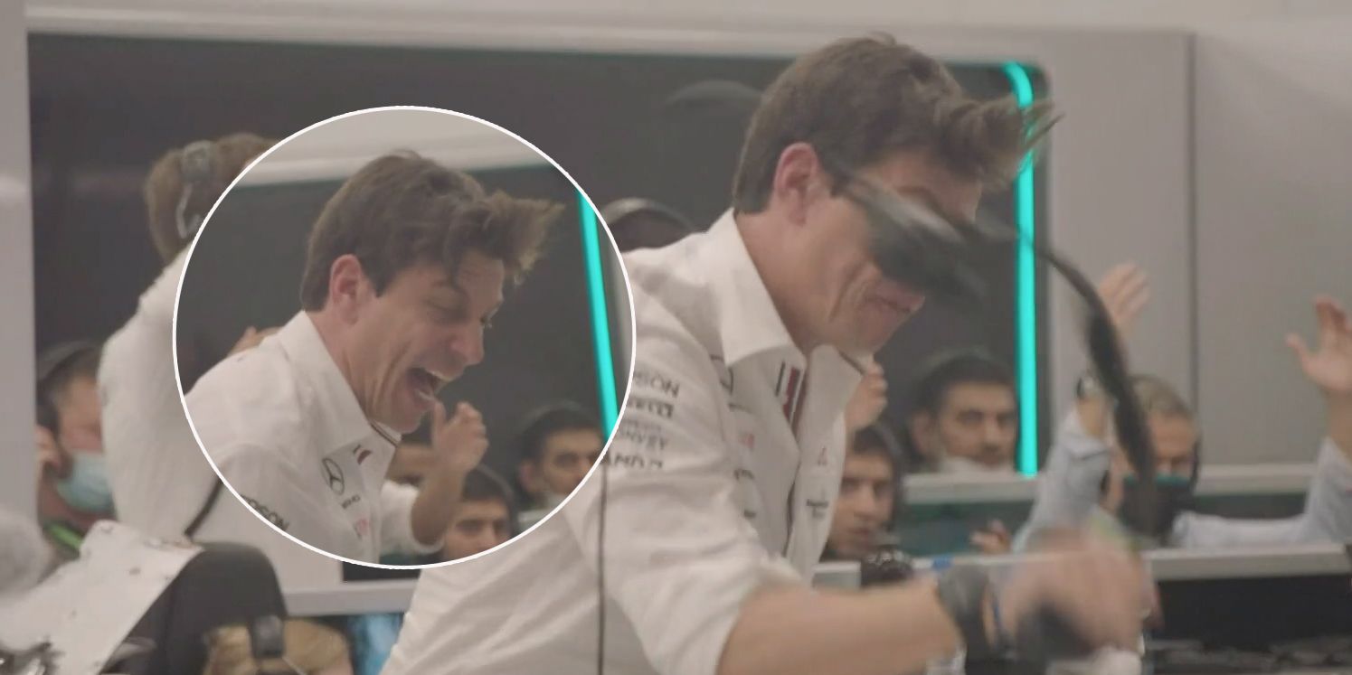 Mercedes-Teamchef Toto Wolff verliert die Nerven. Max Verstappen will Lewis Hamilton vorbeilassen, der rechnet damit nicht, fährt ihm ins Auto. Mercedes ist sich sicher: Kalkül von "Mad Max".