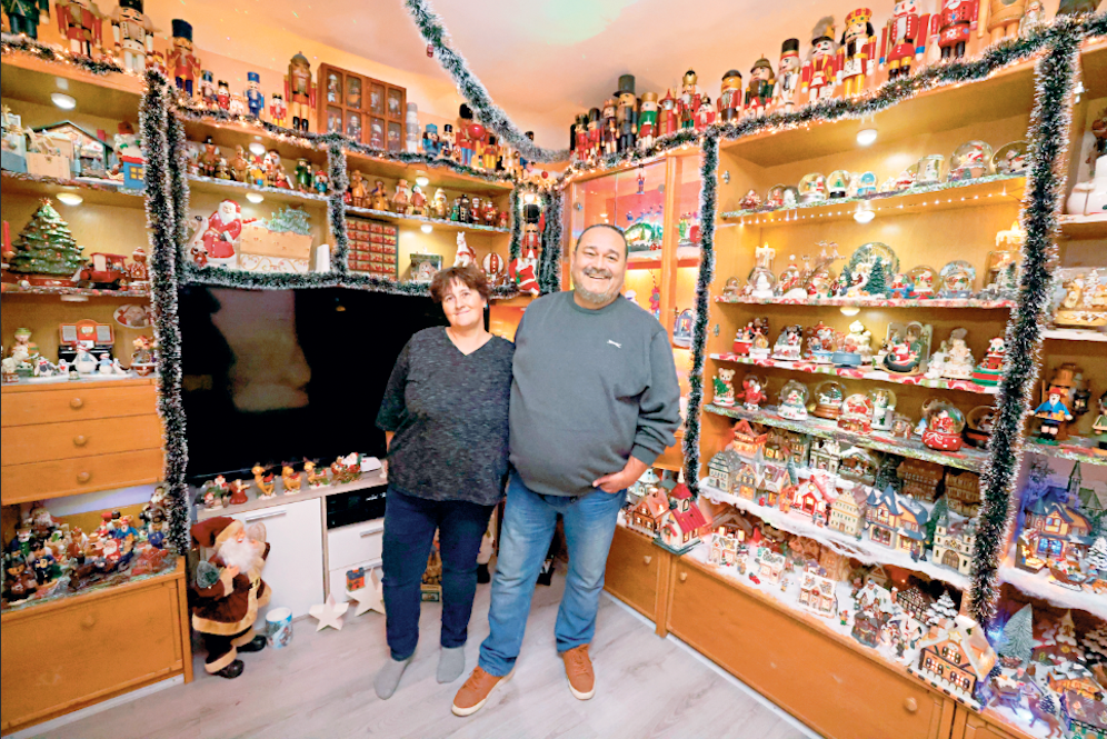 Susi (48) und Christian (49) aus Wien-Floridsdorf sind echte Weihnachts-Fans.