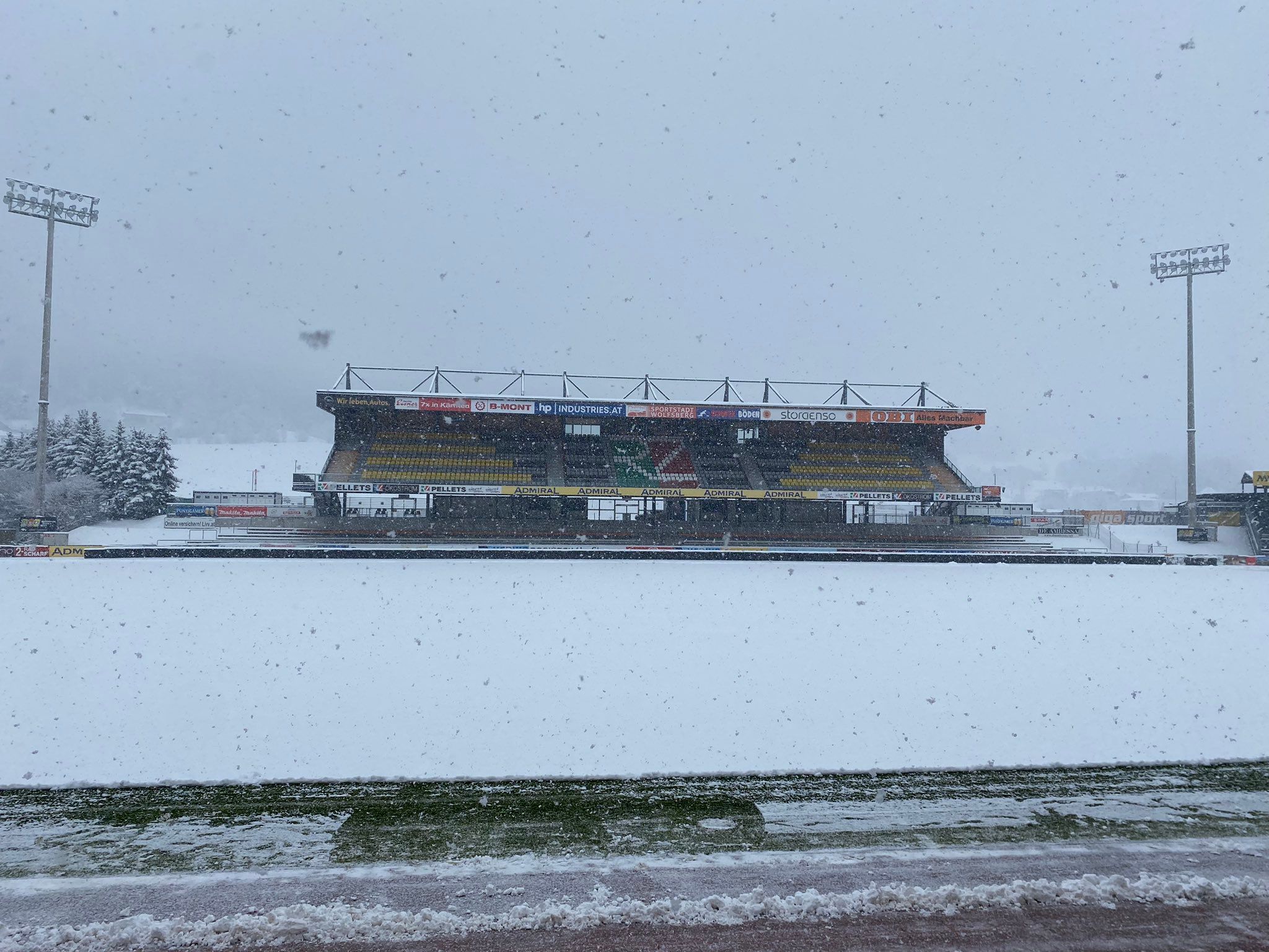 Die Lavanttal Arena am Sonntag-Vormittag