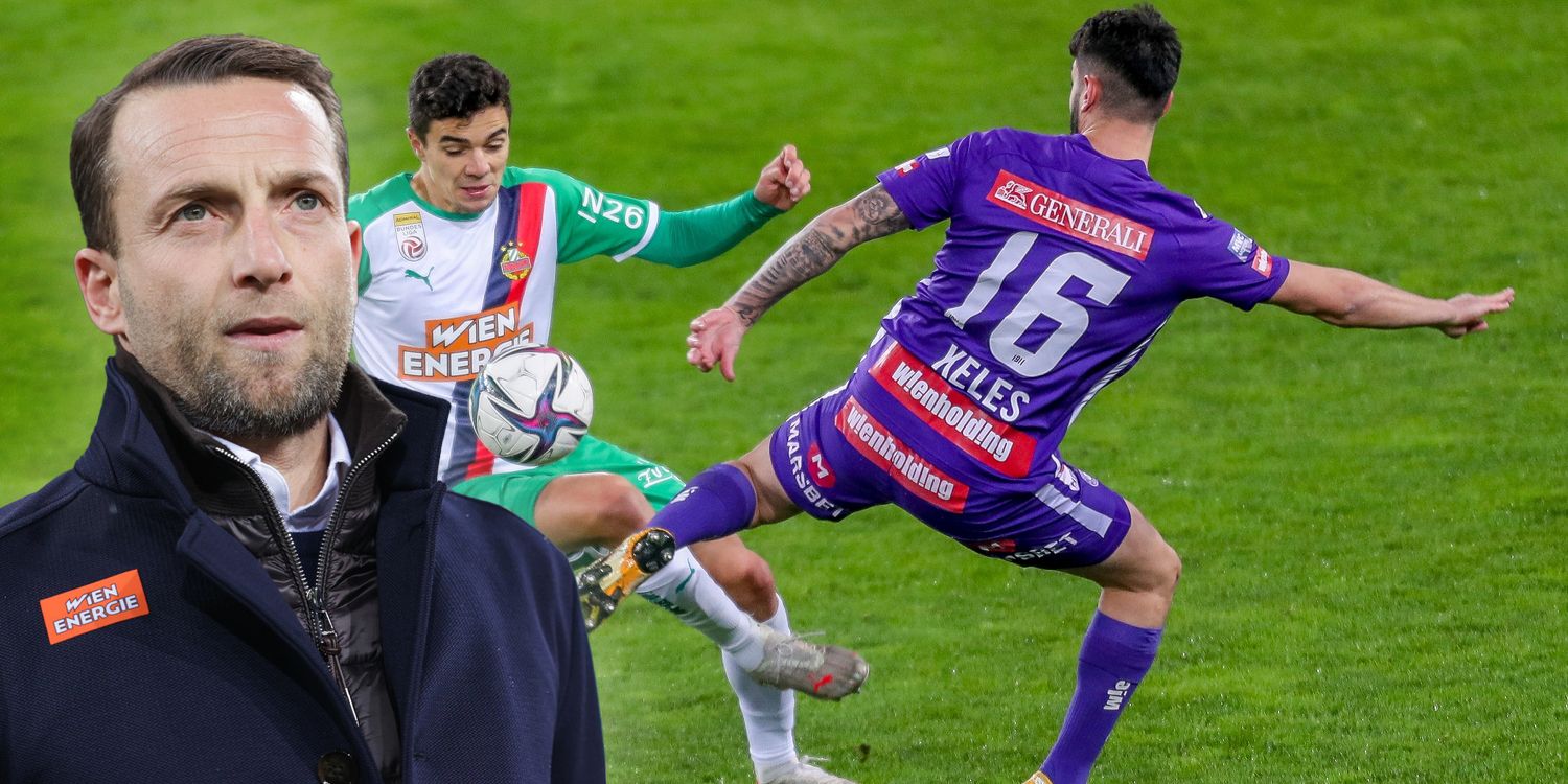 Ferdinand Feldhofer bleibt gegen die Austria sieglos.